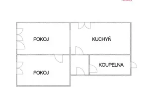 Pronájem bytu 2+1, Ostrava - Hrabůvka, Dvouletky, 50 m2