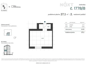 Prodej kanceláře, Praha - Záběhlice, U zákrutu, 27 m2