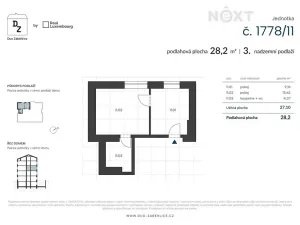 Prodej kanceláře, Praha - Záběhlice, U zákrutu, 28 m2