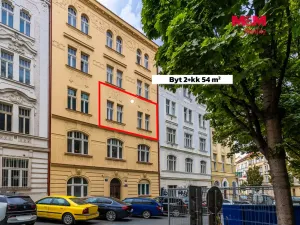 Prodej bytu 2+kk, Praha - Žižkov, Bořivojova, 54 m2