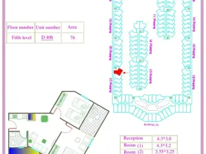 Prodej bytu 3+kk, Hurghada, Egypt, 67 m2