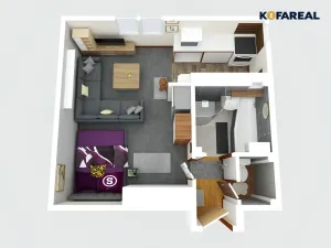 Pronájem bytu 1+kk, Dobřany, Přeštická, 50 m2