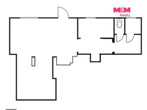 Pronájem obchodního prostoru, Jesenice, Budějovická, 52 m2