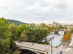 Pronájem bytu 3+kk, Praha - Nové Město, Masarykovo nábřeží, 92 m2