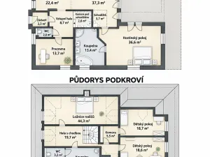 Prodej rodinného domu, Dolní Břežany, Keltská, 270 m2