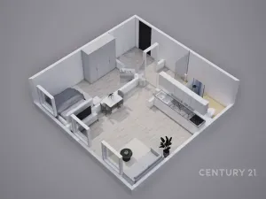 Pronájem bytu 2+kk, Ústí nad Labem, Rozcestí, 47 m2