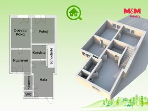 Prodej rodinného domu, Bílovec - Bravinné, 174 m2