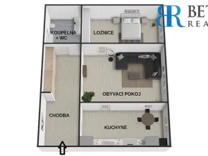 Prodej bytu 2+1, Přerov - Přerov I-Město, Fügnerova, 60 m2