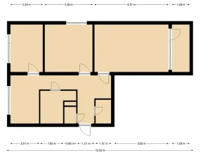 Pronájem bytu 3+1, Česká Lípa, Svárovská, 62 m2
