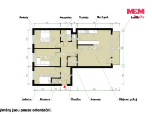 Prodej bytu 4+kk, Praha - Jinonice, Bochovská, 91 m2