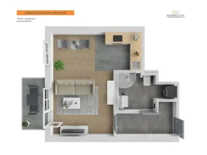 Pronájem bytu 1+kk, Praha - Hostivař, 32 m2