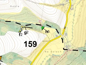 Dražba lesa, Březiny, 303 m2