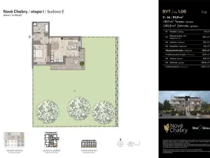 Prodej bytu 2+kk, Praha - Dolní Chabry, Velemínská, 53 m2