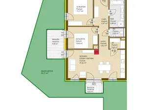 Prodej bytu 3+kk, Tauplitz, Rakousko, 71 m2