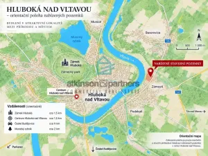 Prodej pozemku, Hluboká nad Vltavou, 959 m2