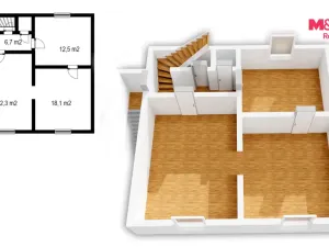 Prodej rodinného domu, Krupka, Libušín, 122 m2