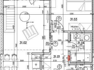 Pronájem bytu 2+kk, Plzeň, U Borských kasáren, 59 m2