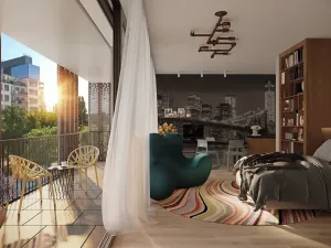Prodej bytu 1+kk, Praha - Holešovice, Dělnická, 21 m2