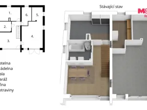 Prodej rodinného domu, Staré Hodějovice, Kohoutova, 189 m2