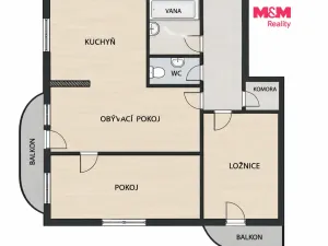Prodej bytu 3+kk, Choceň, Topolová, 88 m2