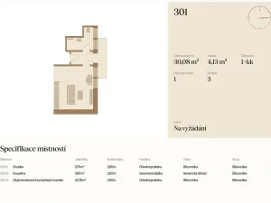 Prodej bytu 1+kk, Prášily, 30 m2