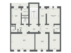 Pronájem bytu 5+1, Praha - Vinohrady, Belgická, 207 m2
