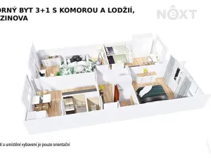 Pronájem bytu 3+1, Šumperk, Březinova, 73 m2