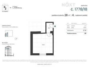 Prodej bytu 1+kk, Praha - Záběhlice, U zákrutu, 28 m2