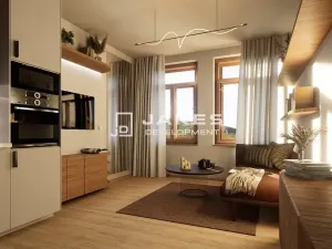 Pronájem bytu 2+kk, Praha - Smíchov, Grafická, 35 m2