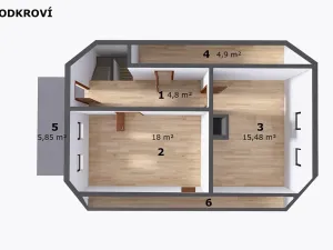 Prodej rodinného domu, Ostroměř, Domoslavická, 110 m2