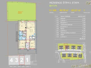 Prodej bytu 4+kk, Zlín, Zimní, 90 m2
