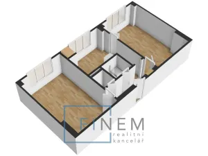 Prodej bytu 2+1, Kralupy nad Vltavou - Lobeček, Hakenova, 56 m2