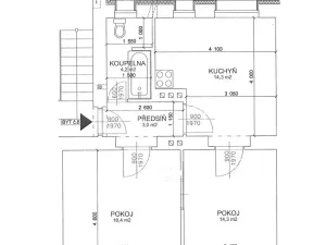 Pronájem bytu 2+1, Ostrava, Petra Křičky, 54 m2
