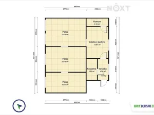 Pronájem bytu 3+1, Šumperk, Kozinova, 77 m2