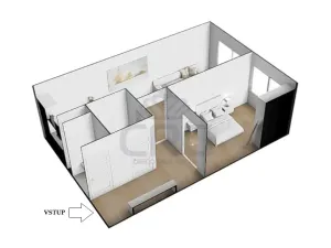 Prodej bytu 2+kk, Libčice nad Vltavou, Pod Saharou, 45 m2