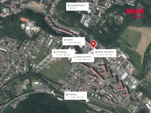 Pronájem bytu 2+kk, Teplice - Prosetice, Krajní, 40 m2