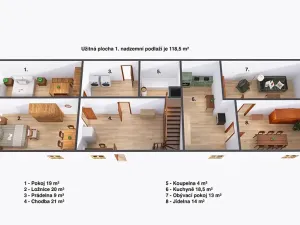 Prodej rodinného domu, Střevač, 226 m2