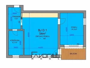 Prodej bytu 2+kk, Ostrava, Mastného, 57 m2