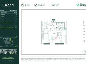 Prodej bytu 2+kk, Kladno, Pražská, 48 m2