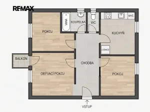Prodej bytu 3+1, Šaratice, Kotrč, 86 m2