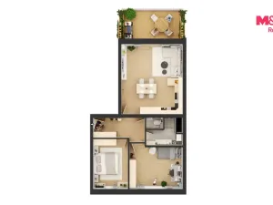 Prodej bytu 3+kk, Čestice, 75 m2