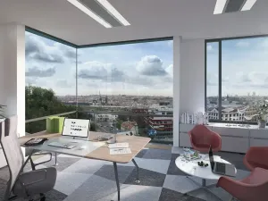 Pronájem kanceláře, Praha - Smíchov, Plzeňská, 1400 m2