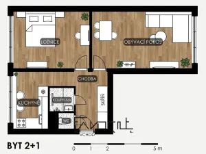 Prodej bytu 2+1, Ostrava, Vietnamská, 56 m2