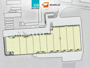 Pronájem skladu, Brno, U jezu, 1500 m2