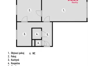 Prodej bytu 2+1, Praha - Žižkov, Osiková, 53 m2