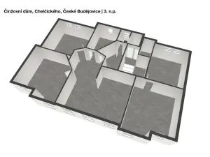 Prodej činžovního domu, České Budějovice, Chelčického, 489 m2