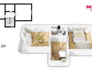Prodej rodinného domu, Libáň, Nad Hřištěm, 102 m2