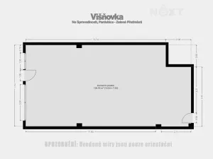 Pronájem obchodního prostoru, Pardubice, Na Spravedlnosti, 110 m2