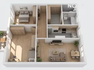 Pronájem bytu 3+1, Ostrava, Šrobárova, 70 m2