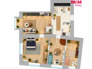 Prodej bytu 3+kk, Brno - Veveří, Kotlářská, 88 m2